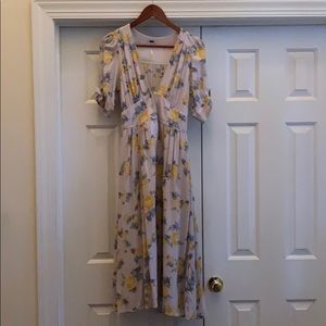 Free People Midi Dress - Floral Print